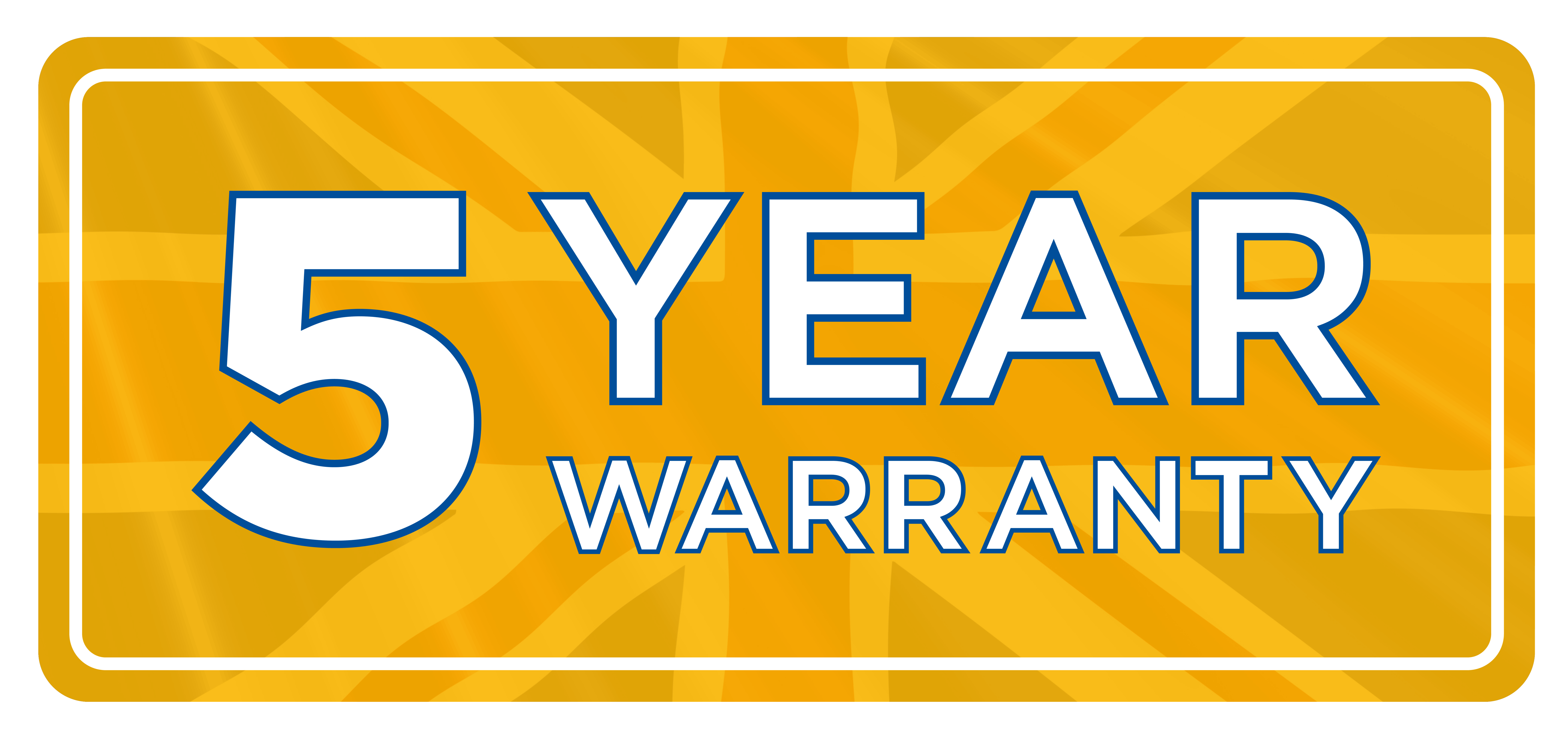 5-Year Warranty