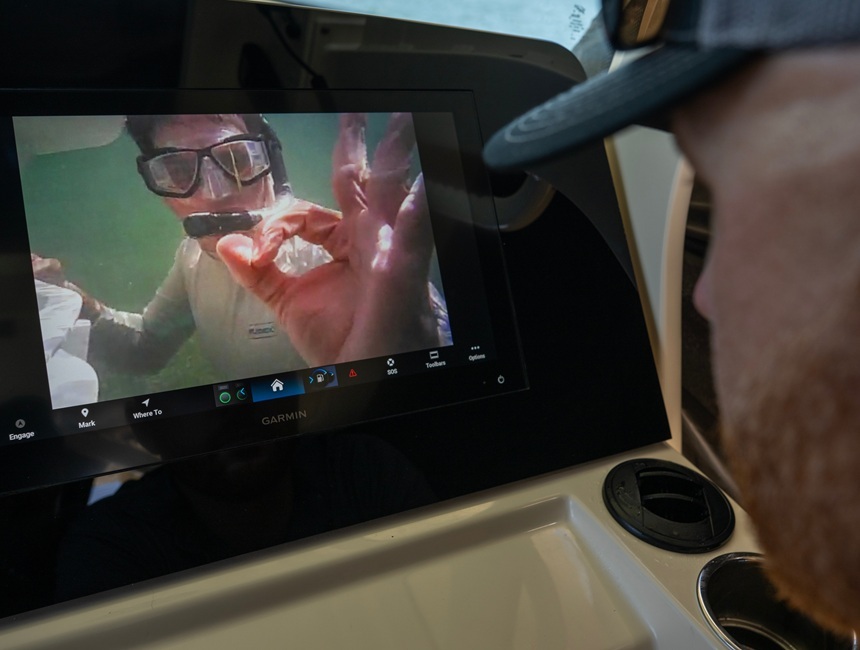 Sport Camera on Garmin Screen