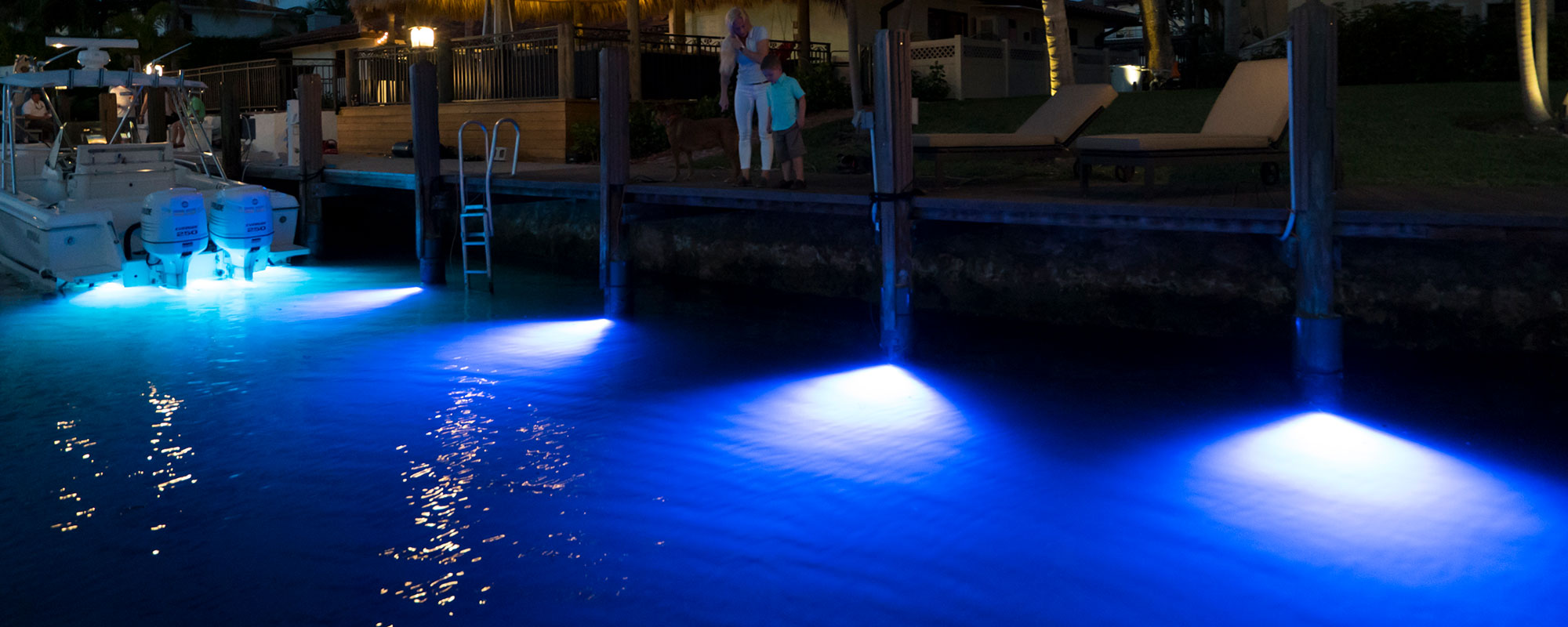 OceanLED Underwater Lighting for your dock, pontooon or jetty