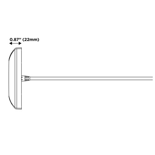 X Series X16 Underwater LED Light dimensions