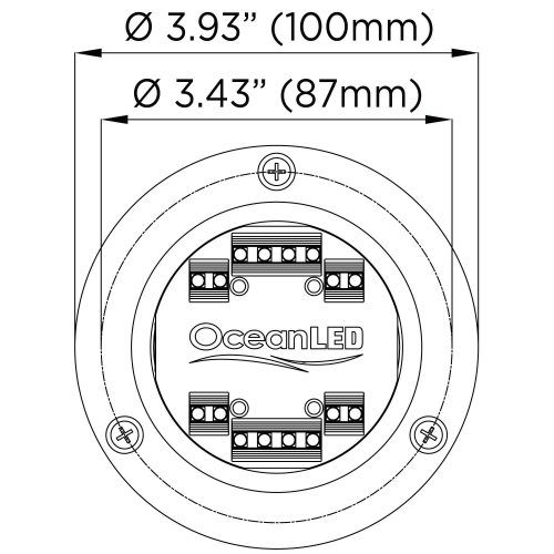 OceanLED Sport Series S3116s Single Colour Underwater LED Light