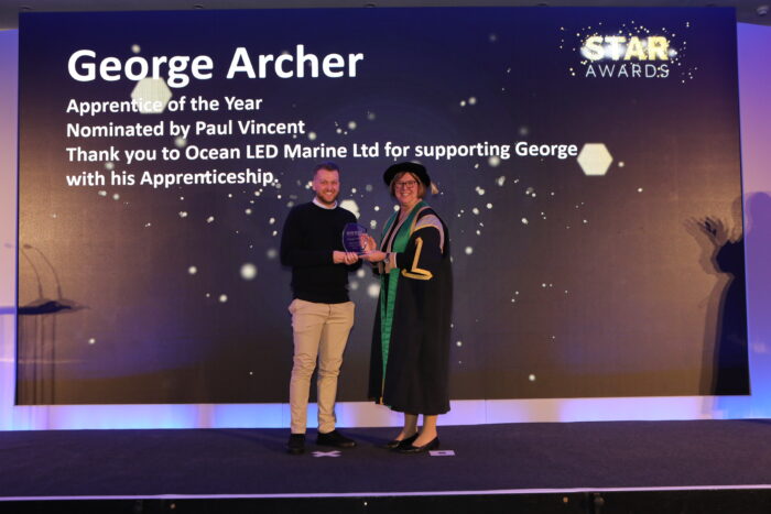 Double Awards for George Archer, OceanLED’s Youngest Rising Star!